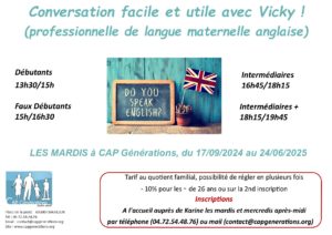 Lire la suite à propos de l’article Atelier de discussion en anglais