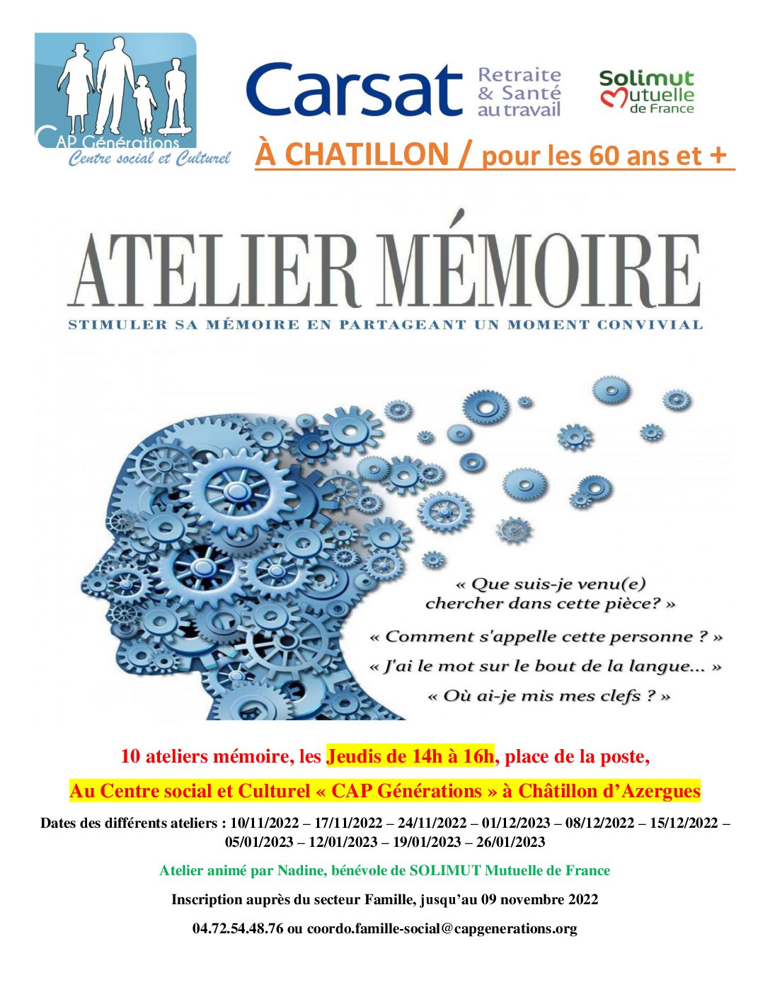 You are currently viewing Ateliers mémoire seniors