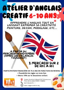 Lire la suite à propos de l’article Atelier Anglais créatif 6-10ans