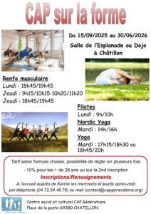 Lire la suite à propos de l’article CAP SUR LA FORME