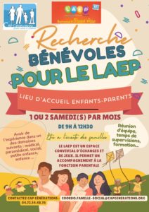 Lire la suite à propos de l’article RECHERCHE DES BENEVOLES pour le LAEP PARENT’AISE de ANSE !