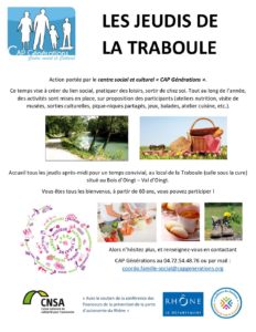 Lire la suite à propos de l’article Rencontres des jeudis !