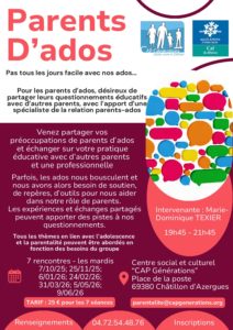 Lire la suite à propos de l’article Groupe de parents d’ADOS !