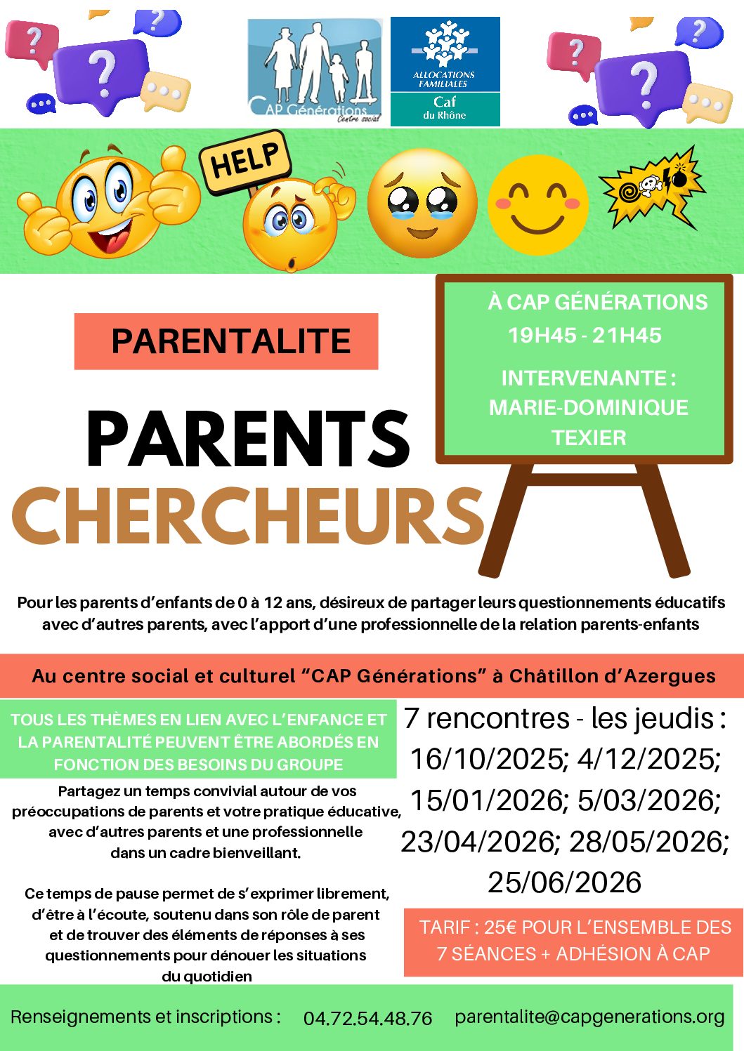 Lire la suite à propos de l’article Groupe de Parents ayant des enfants de 0 à 10 ans !