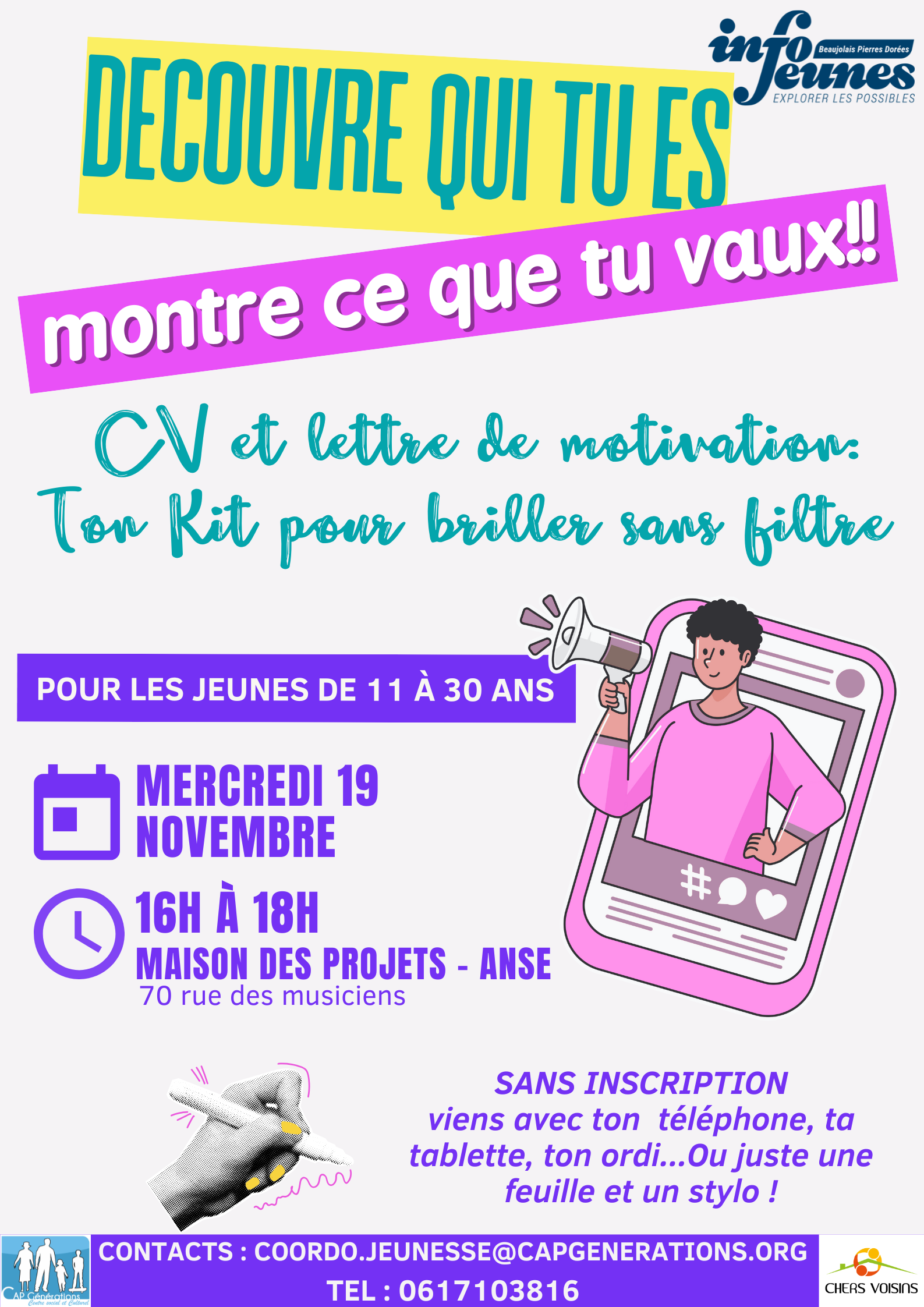 You are currently viewing Atelier CV et LM à la maison des projets – Anse