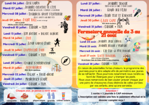 Lire la suite à propos de l’article Programme Ados été