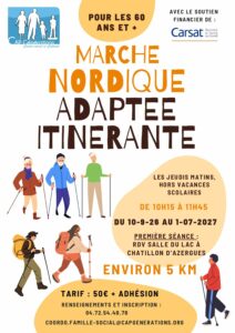 Lire la suite à propos de l’article Marche Nordique Seniors ADAPTEE et ITINERANTE !